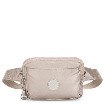 Kipling Abanu Multi Metallic Convertible Crossbody Laukut Taupe | FI 1027AH